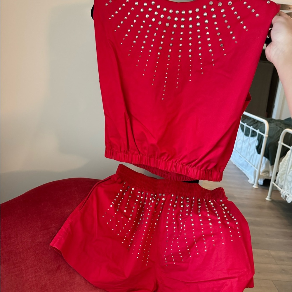 Red Sequin Set - image 2